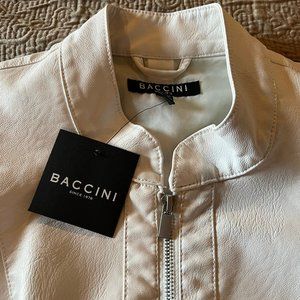BACCINI Faux leather jacket,  1X NWT